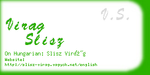 virag slisz business card